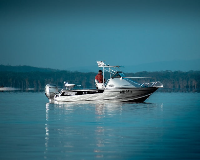 boat on blue water