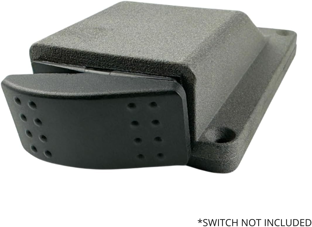 Duskie Switch Housing for 21 x 37mm Accessories, UV Resistant Nylon, Surface Mount, Matte Finish