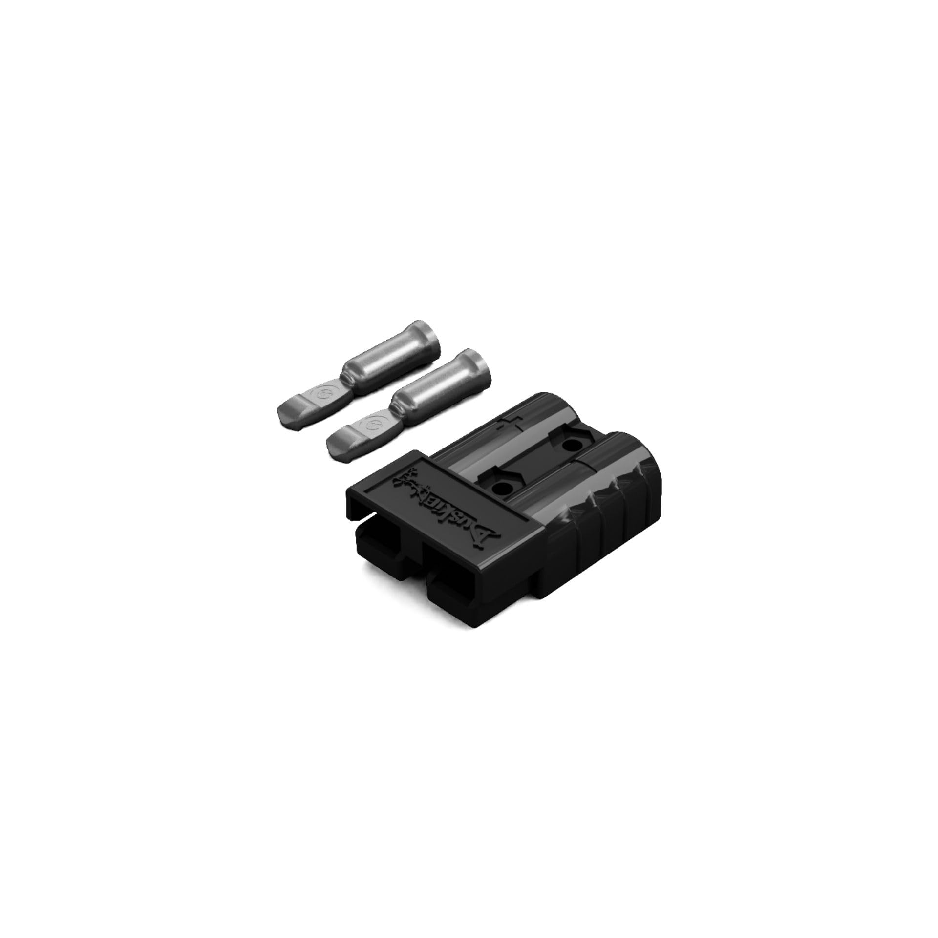 Connector Cover Kit, 50A - Billet Aluminium - Anodised Black