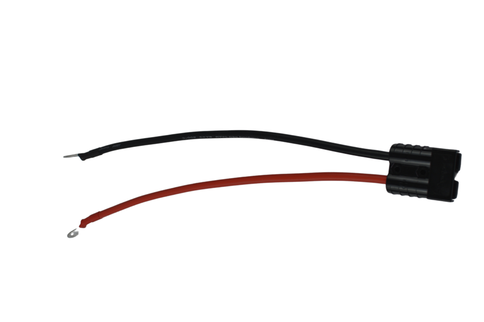 POWER BREAK OUT TO SUIT DEEP CYCLE BATTERIES, M8 EYLET RING TERMINALS & 30CM 8AWG CABLE.